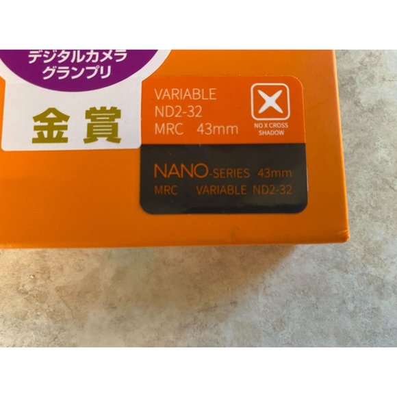 K&F Concept Nano Series 43mm MRC Variable ND2-32 NEW Open Box - Picture 2 of 5